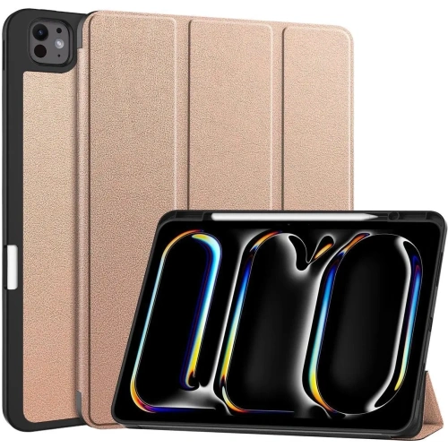 Kup Etui Bizon Case Tab Lizard pro iPad Pro 13" 7. generace 2024 růžovo-zlaté - BIZ5788 - {ean13} - Sklep Home Screen