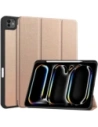 Etui Bizon Case Tab Lizard pro iPad Pro 13" 7. generace 2024 růžovo-zlaté