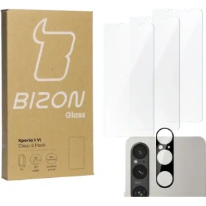 Buy BIZON Clear 3x screen glass + camera glass Sony Xperia 1 VI - BIZ5362 - {ean13} - Home Screen Store Europe