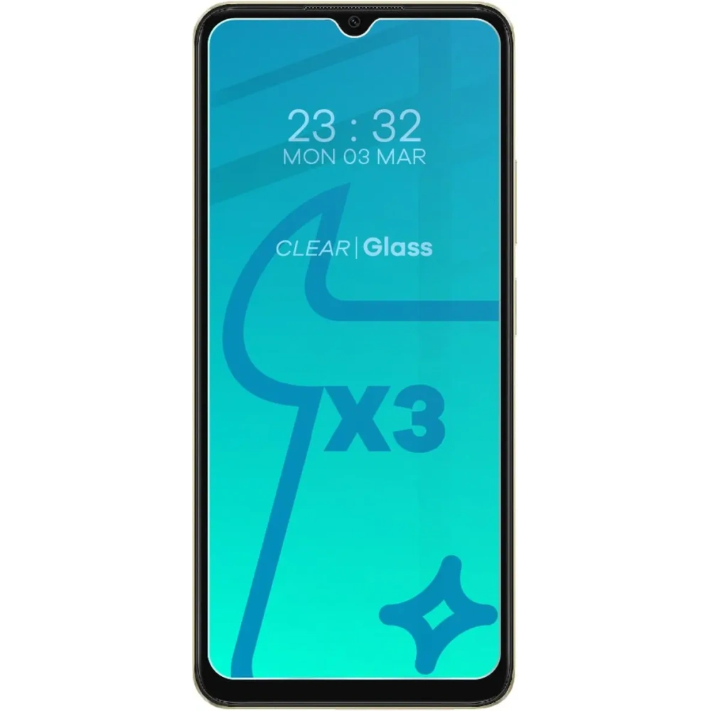 3x Szkło na ekran + szkło na aparat BIZON Clear do Oppo A38 4G