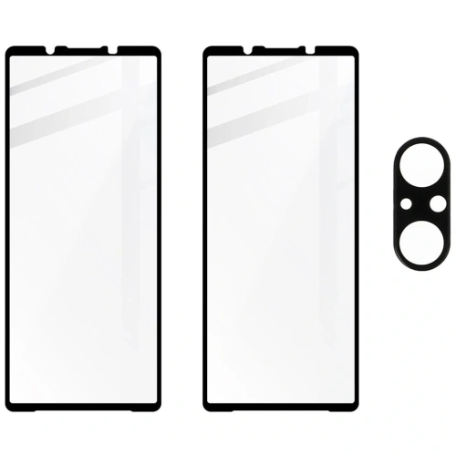 Kup BIZON Edge 2x képernyő üveg + kamera üveg Sony Xperia 5 V-hez - BIZ5368 - {ean13} - Sklep Home Screen