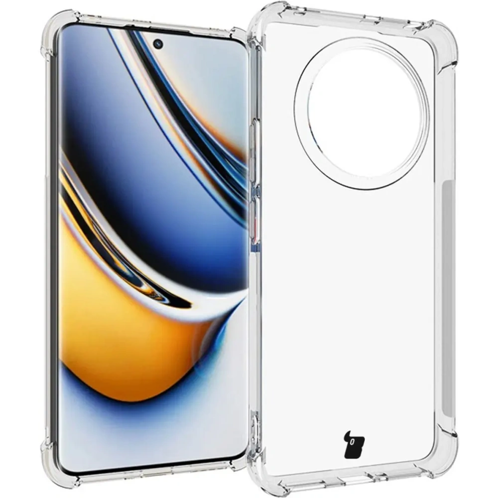 Elastyczne etui Bizon Case Salpa do Realme 12+ przezroczyste