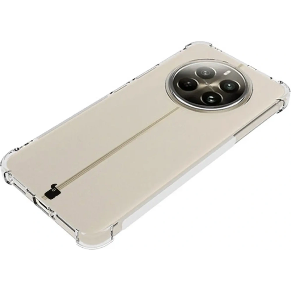 Elastyczne etui Bizon Case Salpa do Realme 12+ przezroczyste