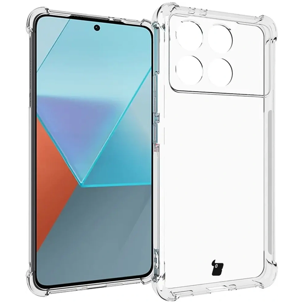 Elastyczne etui Bizon Case Salpa do Xiaomi Poco F6 Pro przezroczyste