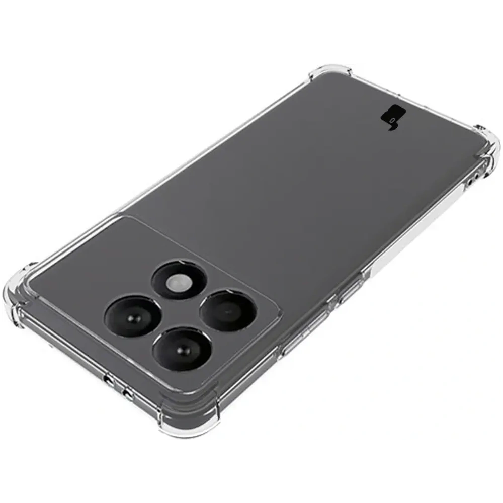 Elastyczne etui Bizon Case Salpa do Xiaomi Poco F6 Pro przezroczyste