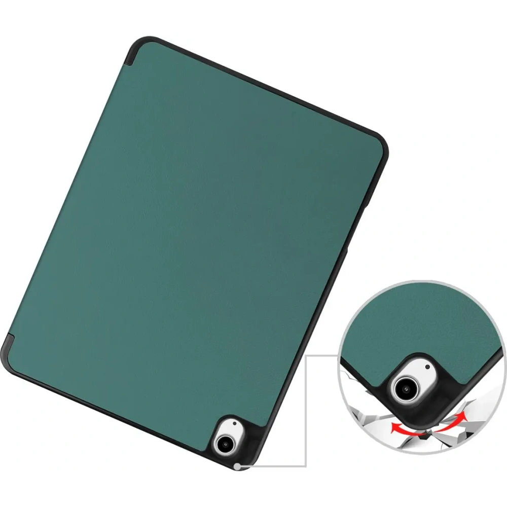 Etui Bizon Case Tab Lizard do iPad Air 13" 2024 ciemnozielone