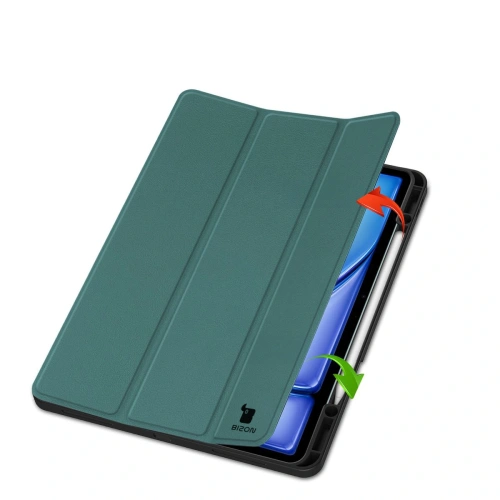 Kup Bizon Case Tab Lizard Apple iPad Air 13" 2024 dunkelgrün - BIZ5798 - {ean13} - Sklep Home Screen