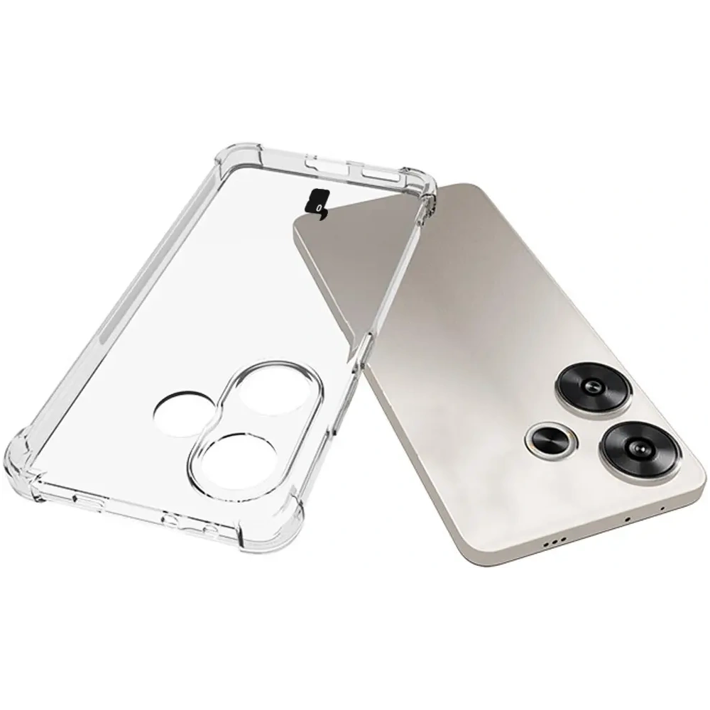 Elastyczne etui Bizon Case Salpa do Xiaomi Poco F6 przezroczyste