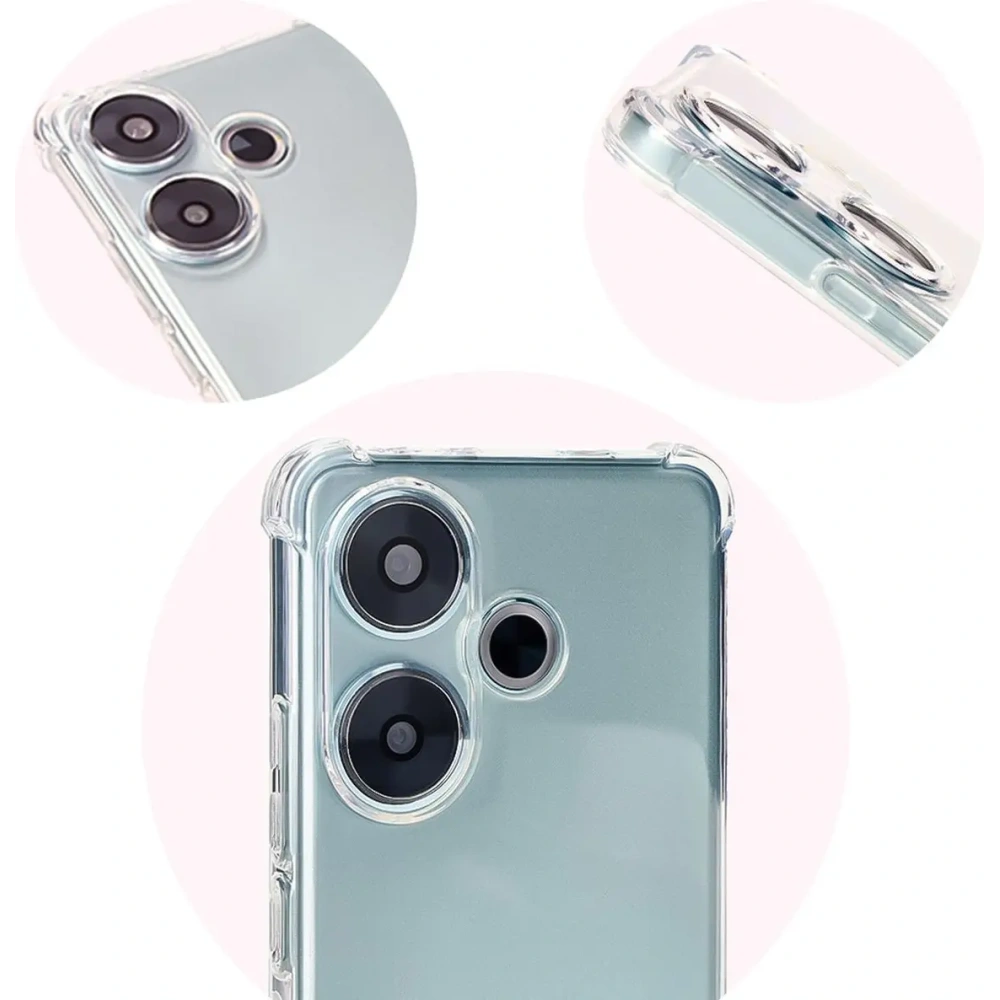 Elastyczne etui Bizon Case Salpa do Xiaomi Poco F6 przezroczyste