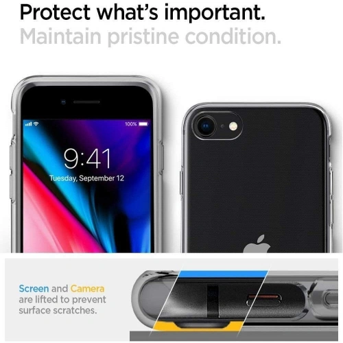 Kup Etui Spigen Liquid Crystal Apple iPhone SE 2022/SE 2020/8/7 Crystal Clear - SPN1086CL - {ean13} - Sklep Home Screen