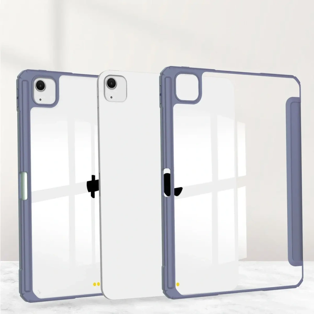 Etui Bizon Case Tab Clear Matt do iPad Air 13" 2024 lawendowe