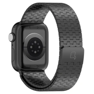 Kup Bizon Strap Uhr Titan Apple Uhr 38/40/41/42 mm schwarz - BIZ5400 - {ean13} - Sklep Home Screen