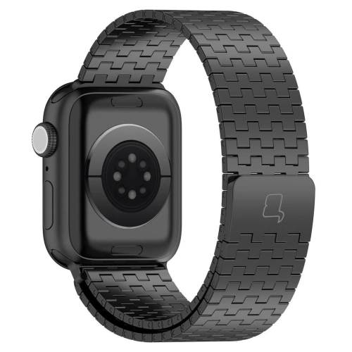 Kup Pásek z nerezové oceli Bizon Strap Watch Titanium do Apple Watch 38/40/41/42 mm černý - BIZ5400 - {ean13} - Sklep Home Screen