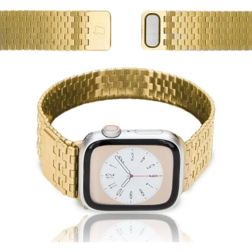 Kup Bizon Strap Uhr Titan Apple Uhr 38/40/41/42 mm gold - BIZ5401 - {ean13} - Sklep Home Screen