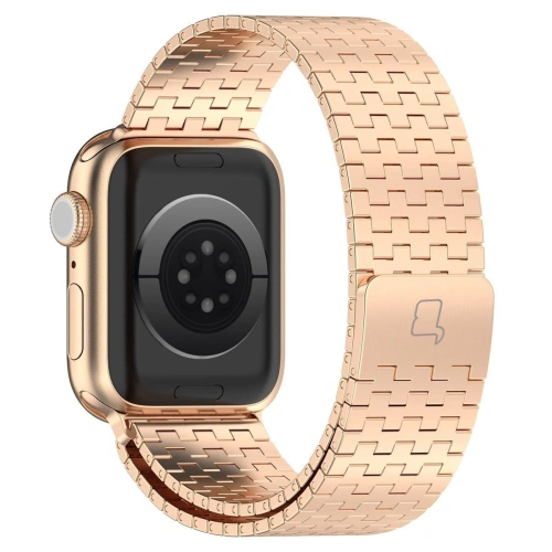 Kup Bizon Strap Óra Titán Apple Óra 38/40/41/42 mm rózsaarany - BIZ5402 - {ean13} - Sklep Home Screen