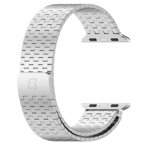 Kup Bizon Strap Uhr Titan Apple Uhr 38/40/41/42 mm silber - BIZ5807 - {ean13} - Sklep Home Screen
