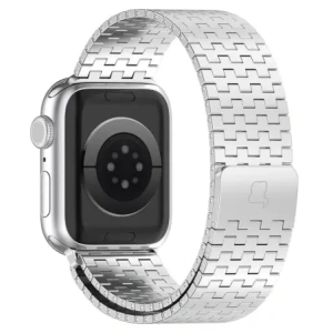 Kup Bizon Strap Uhr Titan Apple Uhr 38/40/41/42 mm silber - BIZ5807 - {ean13} - Sklep Home Screen