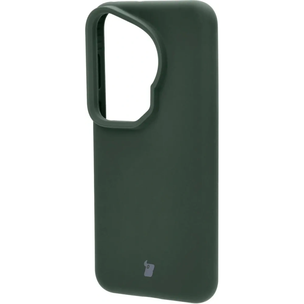 Silikonowe etui Bizon Soft Case do Huawei Pura 70 ciemnozielone
