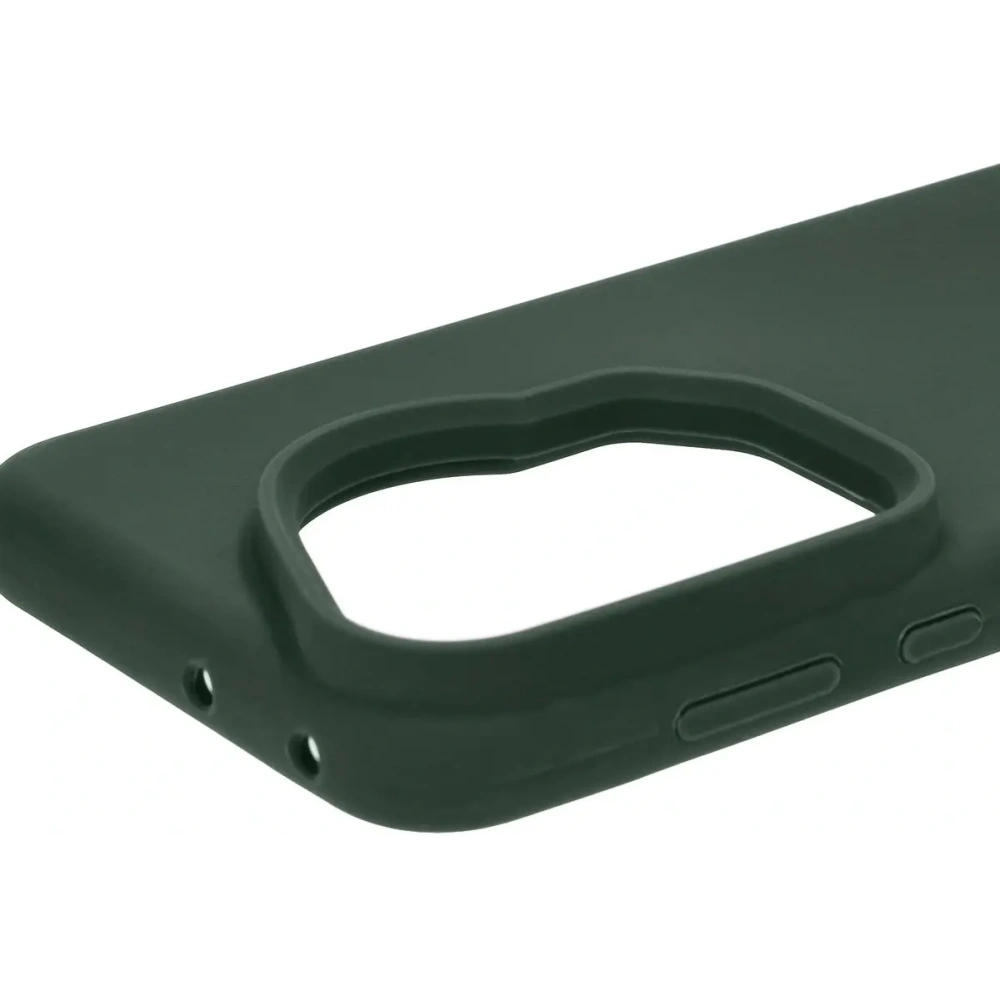 Silikonowe etui Bizon Soft Case do Huawei Pura 70 ciemnozielone