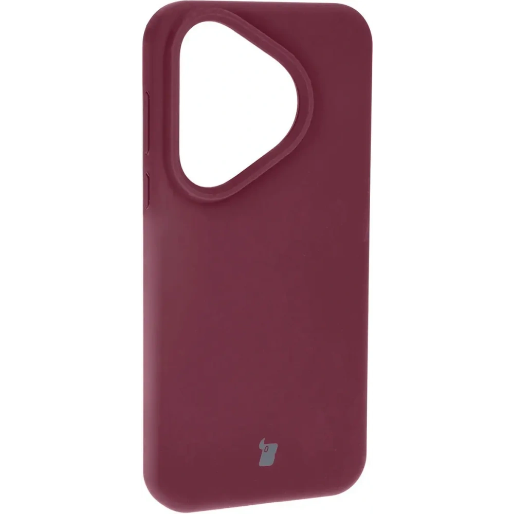 Silikonowe etui Bizon Soft Case do Huawei Pura 70 ciemnofioletowe