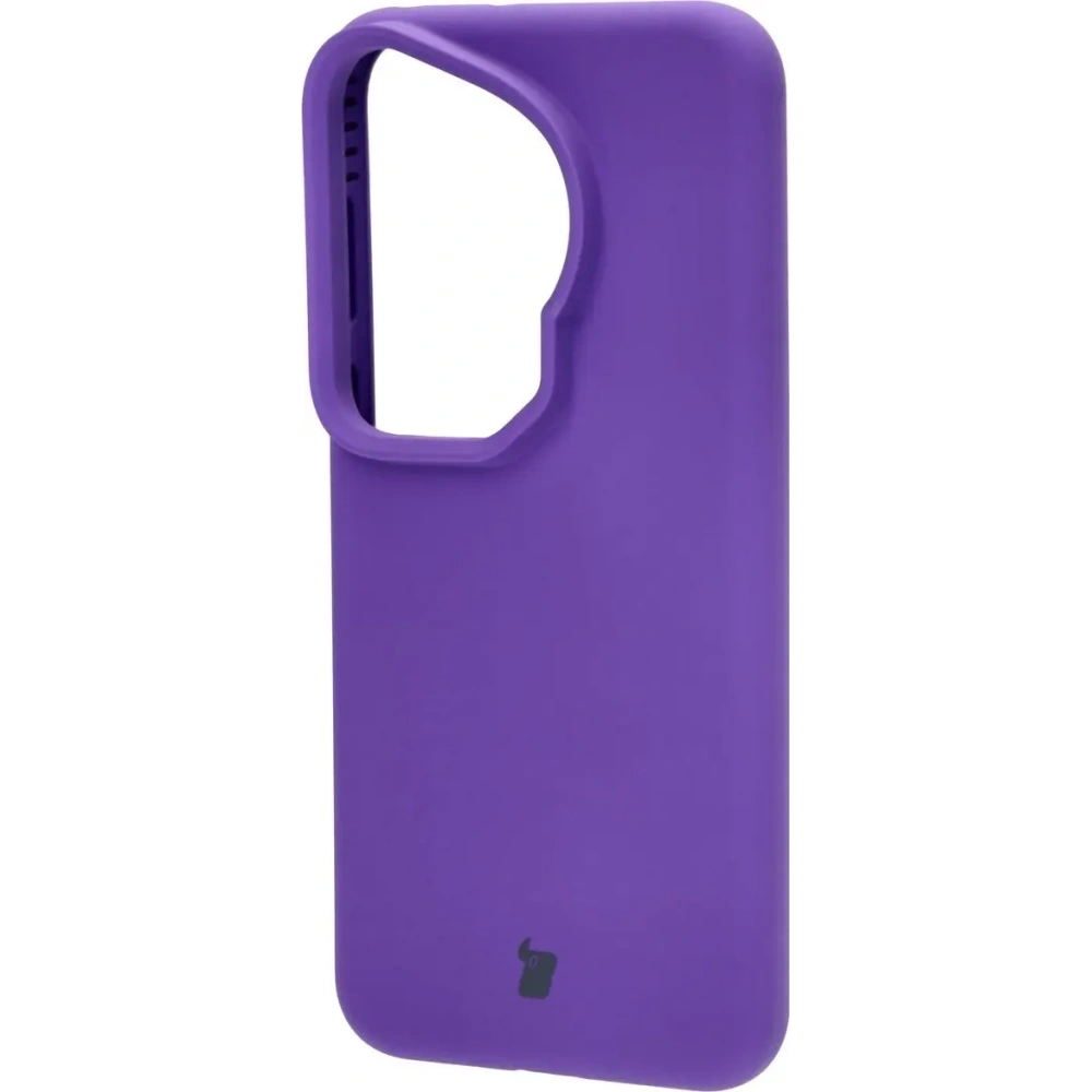 Silikonowe etui Bizon Soft Case do Huawei Pura 70 fioletowe