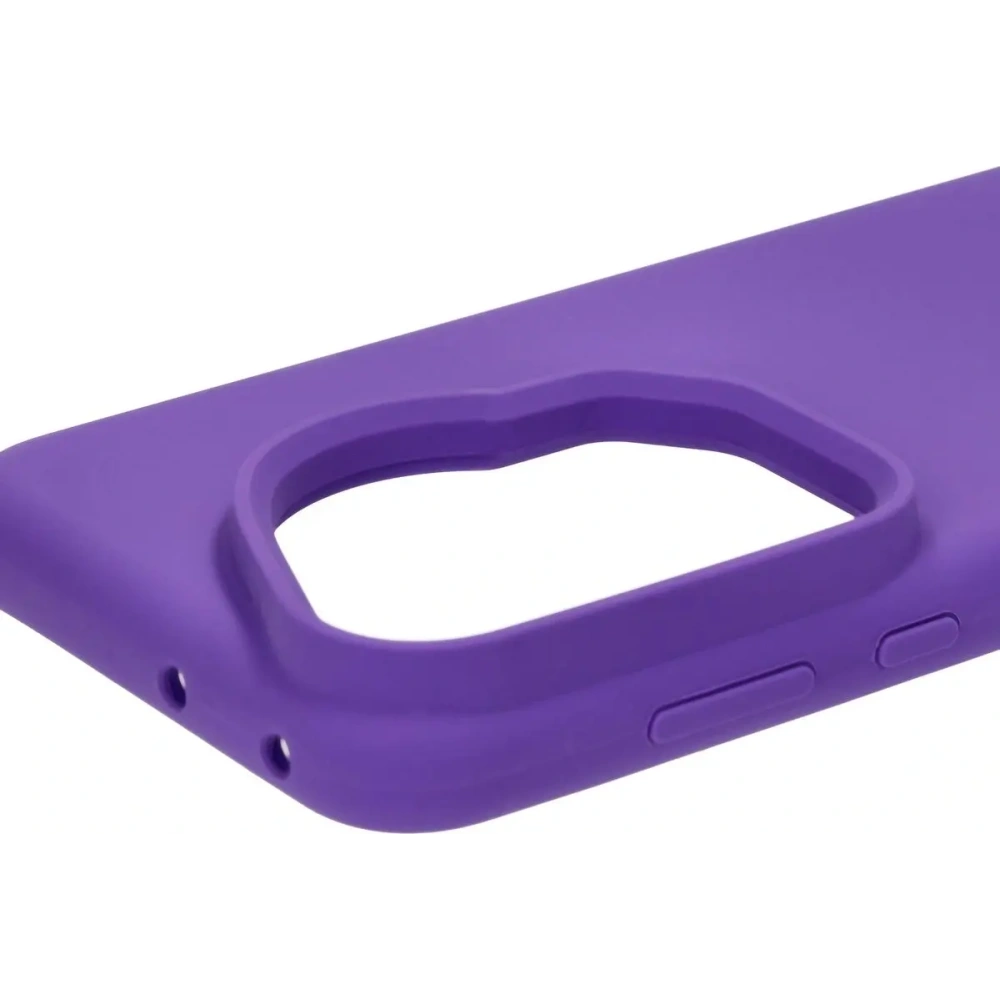 Silikonowe etui Bizon Soft Case do Huawei Pura 70 fioletowe