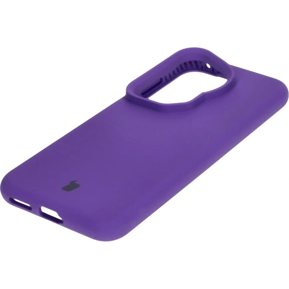 Silikonowe etui Bizon Soft Case do Huawei Pura 70 fioletowe