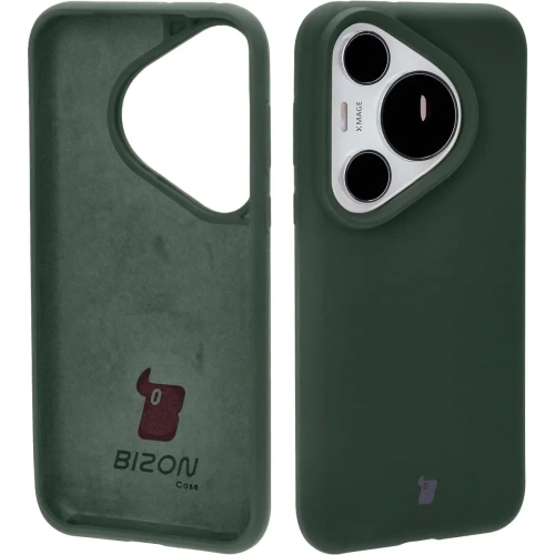 Kup Silikonowe etui Bizon Soft Case do Huawei Pura 70 Pro / Pro+ ciemnozielone - BIZ5417 - {ean13} - Sklep Home Screen