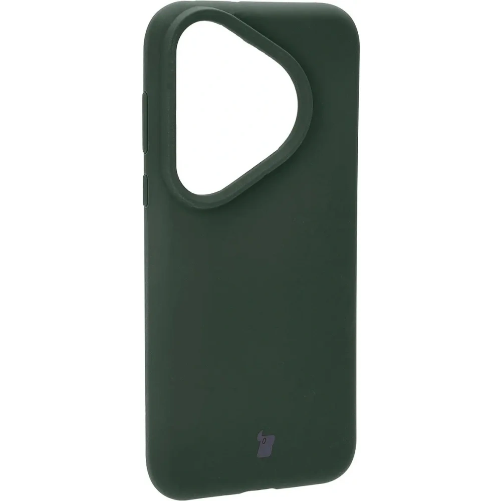 Silikonowe etui Bizon Soft Case do Huawei Pura 70 Pro / Pro+ ciemnozielone
