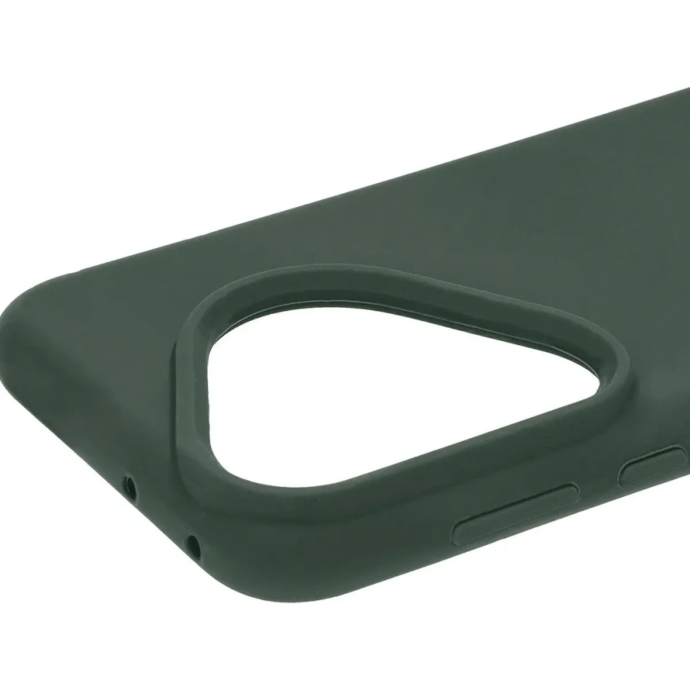 Silikonowe etui Bizon Soft Case do Huawei Pura 70 Pro / Pro+ ciemnozielone