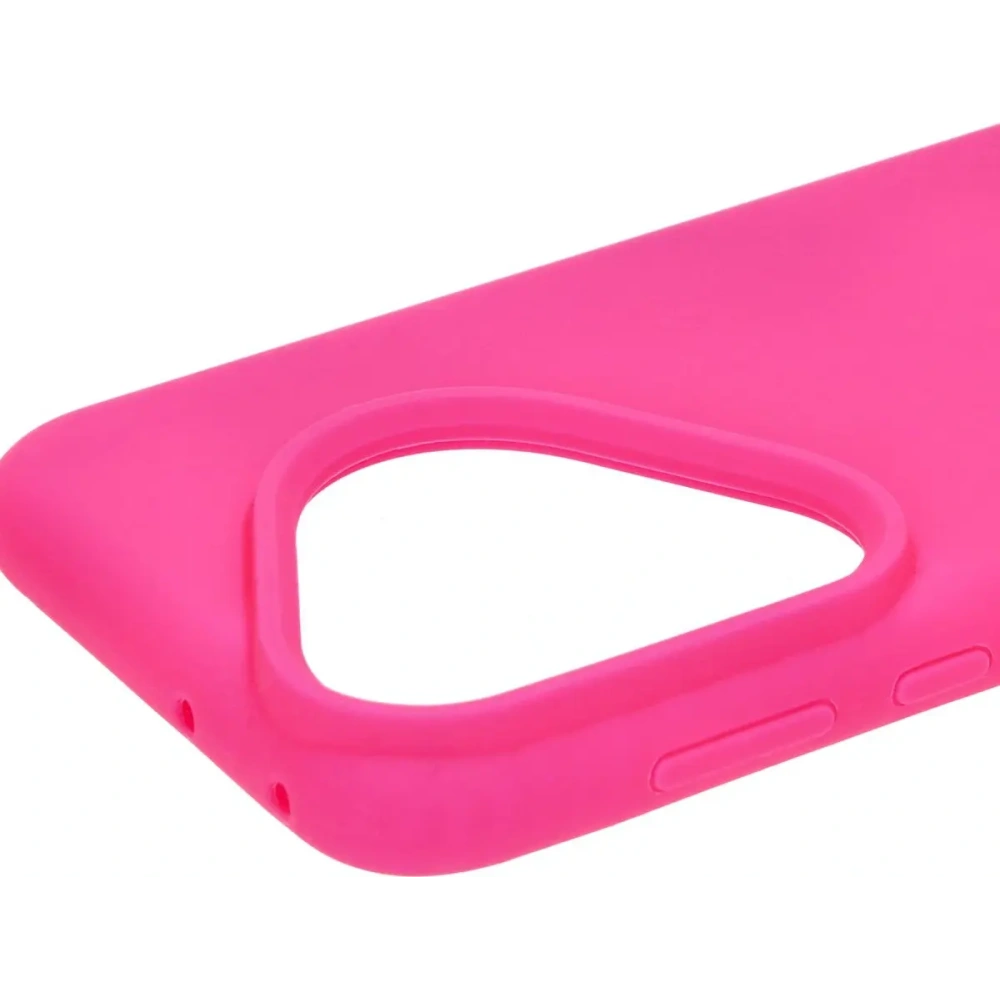 Silikonowe etui Bizon Soft Case do Huawei Pura 70 Pro / Pro+ neonowo-różowe