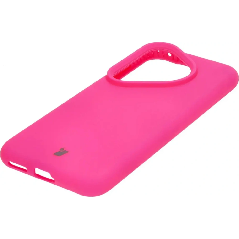 Silikonowe etui Bizon Soft Case do Huawei Pura 70 Pro / Pro+ neonowo-różowe