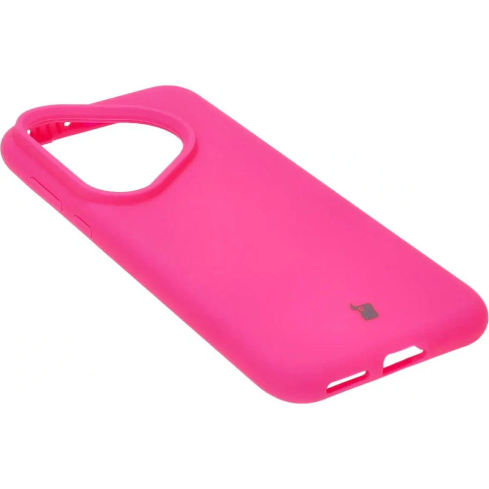Silikonowe etui Bizon Soft Case do Huawei Pura 70 Pro / Pro+ neonowo-różowe