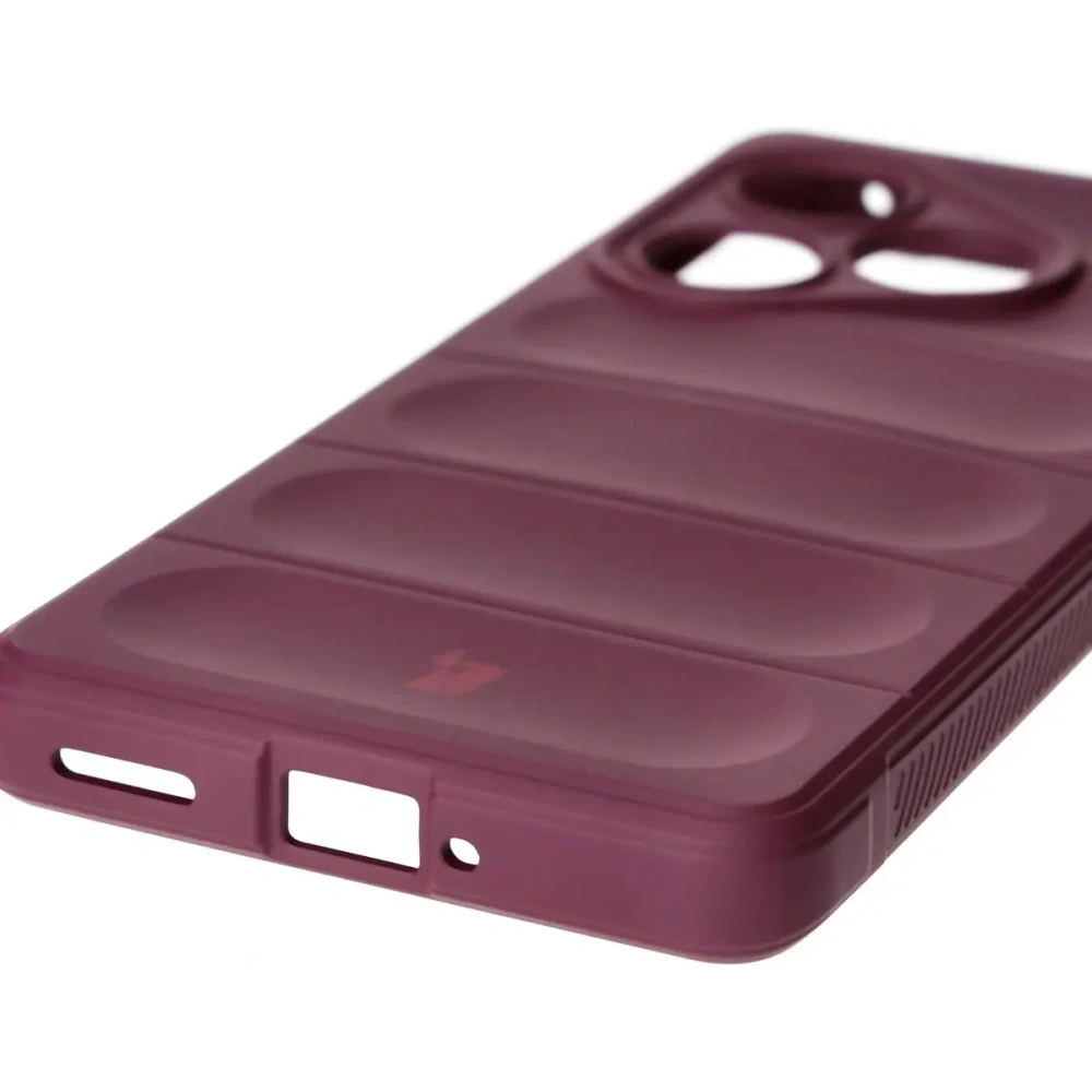 Pancerne etui Bizon Case Tur do Realme GT 6 / GT 6T / GT Neo 6 / GT Neo 6 SE ciemnofioletowe