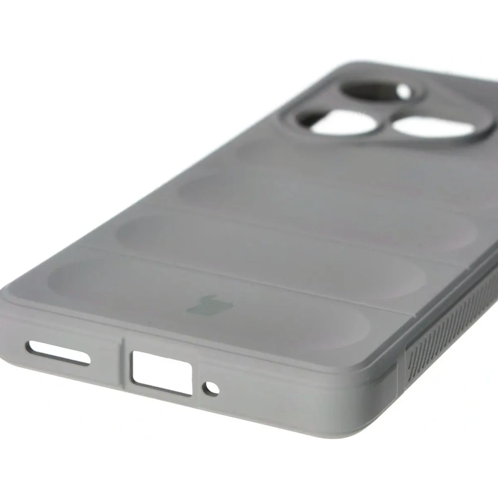 Pancerne etui Bizon Case Tur do Realme GT 6 / GT 6T / GT Neo 6 / GT Neo 6 SE jasnoszare