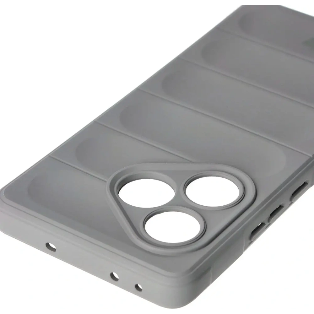 Pancerne etui Bizon Case Tur do Realme GT 6 / GT 6T / GT Neo 6 / GT Neo 6 SE jasnoszare