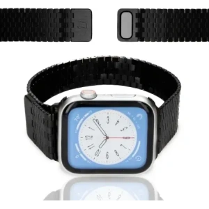 Kup Pásek z nerezové oceli Bizon Strap Watch Titanium pro Apple Watch 44/45/49mm černý - BIZ5431 - {ean13} - Sklep Home Screen
