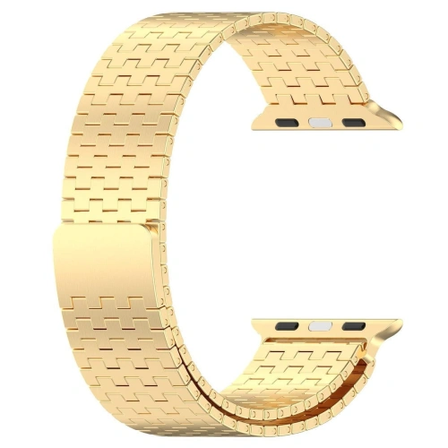 Kup Bizon Lederarmbanduhr Titan Apple Uhr 44/45/46/49 mm gold - BIZ5439 - {ean13} - Sklep Home Screen