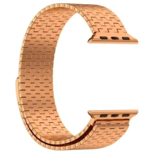 Kup Pásek z nerezové oceli Bizon Strap Watch Titanium pro Apple Watch 44/45/46/49 mm růžově zlatý - BIZ5824 - {ean13} - Sklep Home Screen