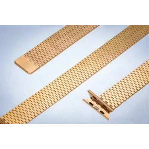 Kup Pásek z nerezové oceli Bizon Strap Watch Titanium pro Apple Watch 44/45/46/49 mm růžově zlatý - BIZ5824 - {ean13} - Sklep Home Screen