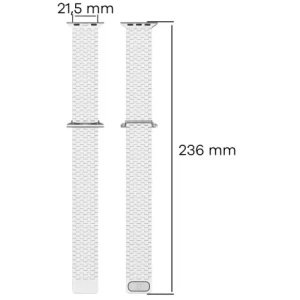 Kup Pasek ze stali nierdzewnej Bizon Strap Watch Titanium do Apple Watch 44/45/46/49 mm srebrny - BIZ5441 - {ean13} - Sklep Home Screen