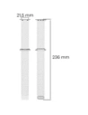 Kup Pasek ze stali nierdzewnej Bizon Strap Watch Titanium do Apple Watch 44/45/46/49 mm srebrny - BIZ5441 - {ean13} - Sklep Home Screen
