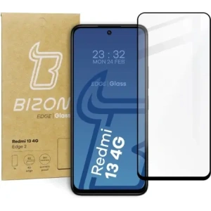Kup Szkło hartowane Bizon Glass Edge 2 do Xiaomi Redmi 13 4G czarne - BIZ5452 - {ean13} - Sklep Home Screen