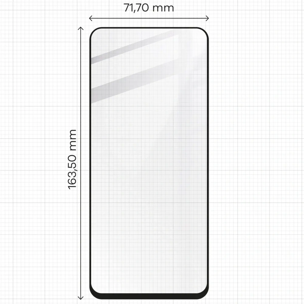 Szkło hartowane Bizon Glass Edge 2 do Xiaomi Redmi 13 4G czarne