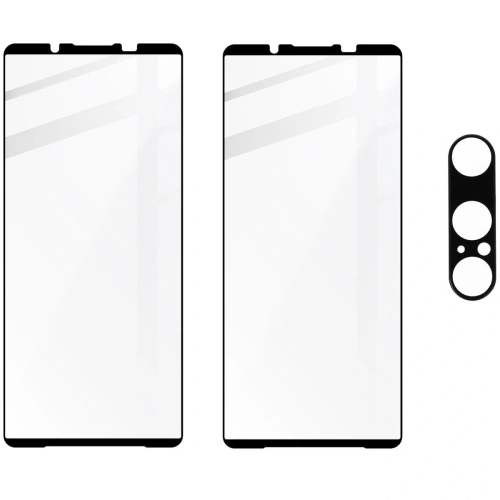 Kup BIZON Edge 2x képernyő üveg + kamera üveg Sony Xperia 1 VI-hoz - BIZ5464 - {ean13} - Sklep Home Screen