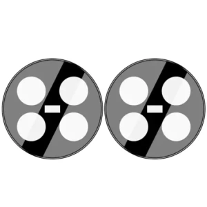 Sklo na fotoaparát Bizon Glass Lens pro Realme 12 5G/12X 5G [2 PACK]