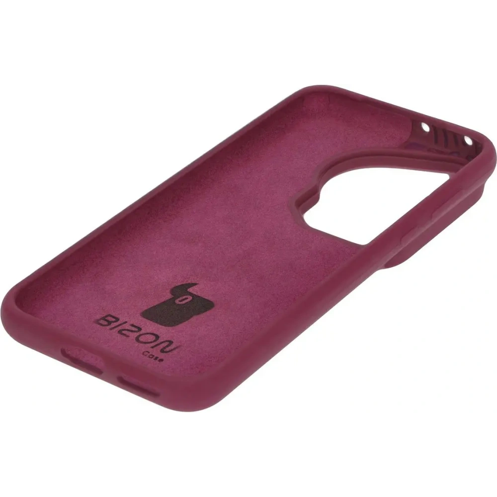 Silikonowe etui Bizon Soft Case do Huawei Pura 70 Ultra ciemnofioletowe