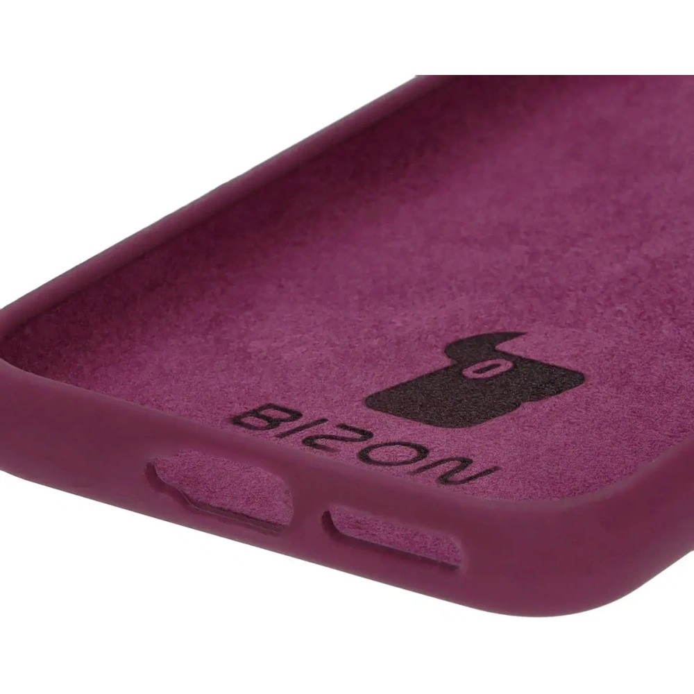 Silikonowe etui Bizon Soft Case do Huawei Pura 70 Ultra ciemnofioletowe