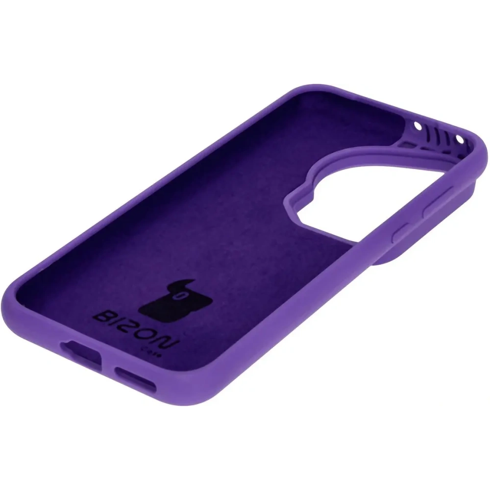 Silikonowe etui Bizon Soft Case do Huawei Pura 70 Ultra fioletowe