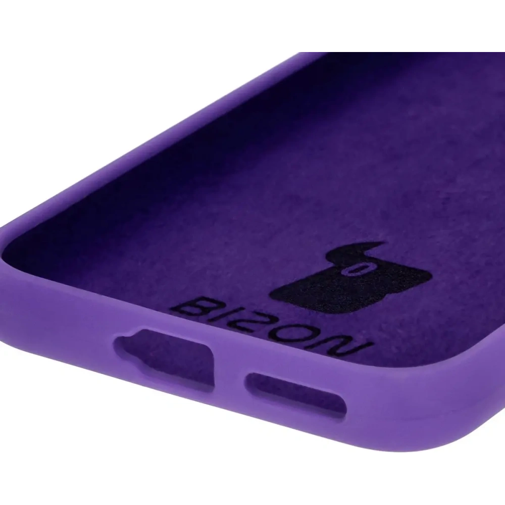Silikonowe etui Bizon Soft Case do Huawei Pura 70 Ultra fioletowe